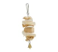 TOYANDONA Juguete para Masticar Loro Juguete de pájaro Mascota pájaro Loro Juguete para Loros Juguete de Hueso de jibia para Loros pájaro Loro de Juguete