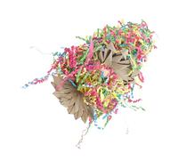 TOYANDONA Juguete para Masticar Loro Juguetes para pájaros forrajeo Cuerda de Loro pájaro Loros Juguete para pájaros Resistente a mordeduras Juguetes para Masticar Loros Hoja de Palma