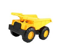 TOYANDONA Juguete para Playa Infantil Camión Volquete de Plástico Amarillo Modelo Mediano para Sostener Arena Accesorio Divertido para Playa