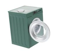 TOYANDONA Juguetes Electrodomésticos En Miniatura Pequeña Lavadora Modelo De Aparato De Muñeca Modelo De Lavadora Mini Lavadora Modelo Mini Lavadora De Casa Mini Muebles Verde El Plastico