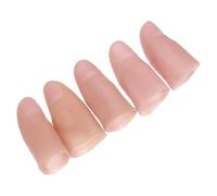 TOYANDONA Juguetes para Dedos Falsos de Pulgar 5 Piezas, Tamaño Estándar, Simulación Realista, Juguetes de Ilusionismo para Niños y Fiestas de Halloween, Accesorios para Bromas y Diversión