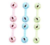 TOYANDONA Juguetes Sonajero Para Bebés 0-1 Año 6 Piezas Plástico Seguro Campana Divertida Estimulación Temprana Infantil Juego De Desarrollo Motor Mano