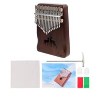 TOYANDONA Kalimba de 17 Teclas Instrumento Musical Portátil de Pulgar Piano de Dedo para Principiantes y Amantes Diseño de y de Transportar
