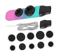 TOYANDONA Kazoo de Doble Orificio Ajuste de Tono Alto, Color Degradado Azul, Instrumento Musical Portátil para Niños y Adultos, Complemento para Guitarra y Ukelele, Fácil de Usar