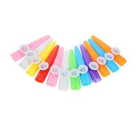 TOYANDONA Kazoo Instrumental para Niños 12 Piezas, Juguete Musical de Instrumentos Bucales en Colores Aleatorios, Compacto y Liviano, Adecuado para Acompañamiento Musical y Color Aleatorio