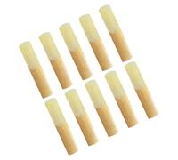 TOYANDONA Kit de 10 Cañas de Saxofón Alto de Bambú Fuerza 2.5 Instalación Fácil y Buen Sonido para Músicos Profesionales y Principiantes