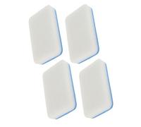 TOYANDONA Kit de 4 Esponjas Limpiadoras EVA para Palas de Ping Pong, Accesorio para Limpieza de Raquetas de Tenis de Mesa, Tonos Azul y Blanco, Adecuado para Mantenimiento en Sala Deportiva