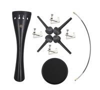 TOYANDONA Kit De Accesorios Para Violonchelo De Ébano Cuerda De Tracción, 4 Perillas, 4 Microafinadores y Tapete Antideslizante Metálico, Suministros Para Mantenimiento De Instrumentos De Cuerda