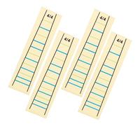 TOYANDONA Kit de Aprendizaje de Violín 4 Piezas Pegatinas para Diapasón Guía de Posición de Notas Pegatinas de Escala para Principiantes Y Jugadores Avanzados