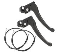 TOYANDONA Kit de freno manual para silla de ruedas, incluye palancas con bloqueo de seguridad y cable resistente, accesorio para movilidad de adultos en entorno doméstico