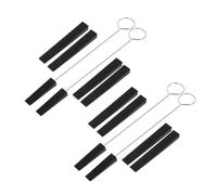 TOYANDONA Kit de Herramientas de Afinación para Piano con Muteadores y Horquillas de Goma Negra Accesorios Indispensables para Mantenimiento y Preciso