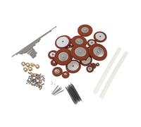 TOYANDONA Kit de Reparación para Saxofón Alto Incluye Tornillos y Resortes Herramientas de Metal y Piel de Oveja y Reemplazo de Color Aleatorio Adecuado para Mantenimiento Profesional
