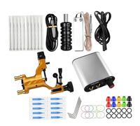 TOYANDONA Kit De Tatuaje Rotatorio Portátil 1 Unidad Tamaño Mini Motor Estable Para Aprendices Profesionales Uso En Estudio Tattoo Completo Color Dorado Acero Inoxidable