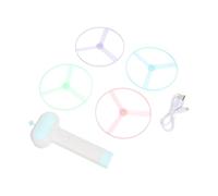 TOYANDONA Lanzador Automático de Discos para Gatos y Gatitos, Juguete Interactivo de Plástico Que Estimula la Curiosidad en Interiores y Exteriores