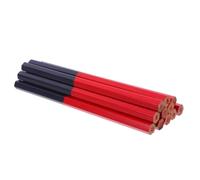 TOYANDONA Lápices Hexagonales Bicolor Rojo y Azul, de Madera, Doble Punta, 20 Unidades, para Dibujo, Bocetos y Oficina