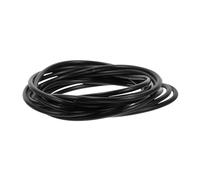 TOYANDONA Lazos Pelo Ideales para Uso Diario y Ocasiones Formales para Mujer Diseño Minimalista y Retro de Silicona 100 Pulseras Negras