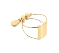 TOYANDONA Ligadura de Boquilla para Saxofón Tenor con Clip de Acero Ajustable, Accesorio para Instrumentos de Viento, Abrazadera Metálica Resistente para Fijación Segura y Sonido Estable