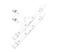 TOYANDONA Ligas Punk de Cuero Forma de Corazón 2 Piezas Ajustables Hechas a Mano para Cosplay Street Dance y Estilo Hip Hop