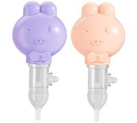 TOYANDONA Limpiador de Nariz Manual para Bebés de Silicona y Pp Portátil Método Cómodo de Limpieza 2 Unidades Adecuado para Cuidado Nasal Infantil