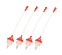 TOYANDONA Limpiador Nasal para Ñiño y Recién Nacido, 4 Piezas, Silicona, Tubo Desmontable, Extracción Rápida de Moco, Seguro