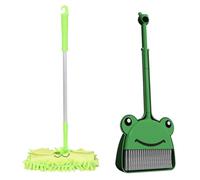 TOYANDONA Limpieza Infantil con Escoba Pequeña Recogedor y Fregona Mini para Juguetes de Limpieza Prácticos y Resistentes para Actividades Parentales y Enseñanza del Orden Casa
