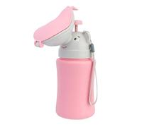TOYANDONA Lindo orinal portátil de emergencia orinal inodoro elefante orinal botella taza para niños camping, viajes en coche, exterior (rosa)