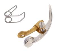 TOYANDONA Llave Watergate para Trompeta en Tono si Bemol, Pequeña y Portátil, Fabricada en Cobre y Silicona Color Plata, Fácil de Reemplazar para Amantes de Trompetas y Tubas