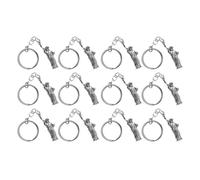 TOYANDONA Llaveros Decorativos Metálicos Estatua Libertad 12 Unidades Recuerdo Patriótico para Hombre Colgantes Compactos para Bolsos y Llaves Obsequio Adecuado 4 de Julio y Día