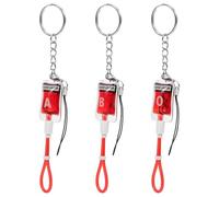 TOYANDONA Llaveros Halloween 3 Pcs Colgantes Forma Bolsa Sangre a B 0 Llavero Pequeño Decorativo para Bolso y Teléfono Accesorio Ligero y Versátil para Fiestas y Eventos