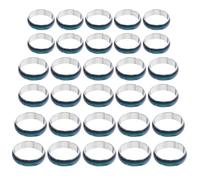 TOYANDONA Lote de 50 Anillos Que Cambian de Color Tallas 16-20 MM Anillos de Humor para Mujeres Hombres y Joyería de Estado de Ánimo Accesorio Divertido para Uso Diario y Ocasiones