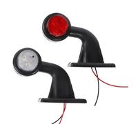 TOYANDONA Luces Traseras de Camión LED Marcador Lateral en Abs para Remolque 12 Led Fuerte Penetrabilidad y Área Amplia de Radiación, para Camión y Semirremolque