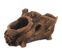 TOYANDONA Maceta de Cemento Estilo Tronco Vintage con Escultura de Raíz Macetero para Bonsáis y Suculentas Decoración Creativa para Interiores y Exteriores para Jardín y Patio