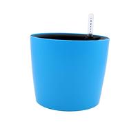 TOYANDONA Maceta Ligera de Plástico Riego Automático Redonda y Visor de Nivel de Agua y Adecuado para Cultivar Plantas y Plántulas en Interiores u Oficinas