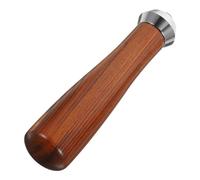TOYANDONA Mango de Portafiltro para Cafetera Resistencia Corrosión y Superficie Lisa, Fabricado en Madera y Metal, Adecuado para Filtros de Café sin Fondo