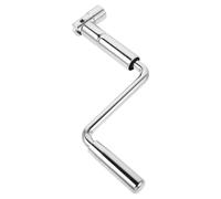 TOYANDONA Manivela Ajustable para Cama de Enfermería, Manija Metálica Plegable, Accesorio de Repuesto para Hospital, Compatible Camas de Cuidado de Pacientes, Uso Auxiliar en Atención