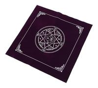 TOYANDONA Mantel para Mesa de Juego de Tarot Color Púrpura de Tela Suave, Fácil de Transportar y Original, Adecuado para Adivinación y Embellecimiento de Escritorio