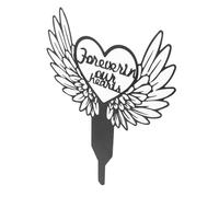 TOYANDONA Marcador De Conmemoración para Tumba Letrero De Cementerio Placa Metálica Duradera