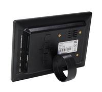 TOYANDONA Marco Digital para Fotos Pantalla HD Reproductor Multimedia para Álbum Electrónico Compatible con USB y Tarjeta para Escritorio o Pared Enchufe Europeo Negro