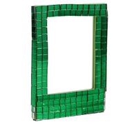 TOYANDONA Marco Magnético para Fotos Disco 3 Pulgadas Color Verde, Marco Creativo para Manualidades, Decoración Bohemia para Habitación y Oficina, Soporte Adhesivo para Tarjetas