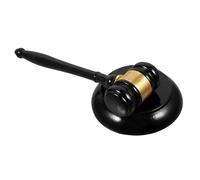 TOYANDONA Martillo De Juez De Madera Martillo para Subasta Mazo De Abogado para Reuniones De Tribunal De Juez para Subasta