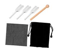 TOYANDONA Martillos para Diapasones Diapasón de Guitarra Diapasones Metálicos para Nervios y Chakras Instrumento Musical Terapéutico con Bolsa