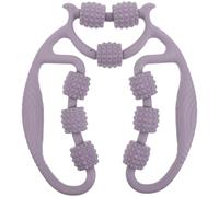 TOYANDONA Masajeador circular de piernas con rodillo de masaje de pantorrillas de nueve ruedas para corredores, rodillo muscular para piernas, relajante muscular de pantorrillas, masajeadores
