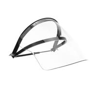 TOYANDONA Máscara Facial para Soldar Soporte de Aluminio y Visera Transparente Resistente a Impactos para Aplicaciones Profesionales de Soldadura Eléctrica
