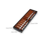 TOYANDONA Matemáticas Abacus Profesional Columnas Portátil Herramienta para Mejorar Cálculo Visual y Coordinación Manual