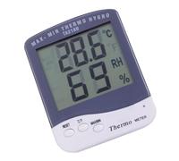 TOYANDONA Medidor Digital de Humedad y Temperatura Interior con Pantalla LCD Grande Termohigrómetro Electrónico Portátil sin Batería Función Max Lectura Simultánea para Hogar y Oficina