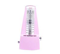 TOYANDONA Metrónomo Mecánico De Alta Precisión Con Sonido y Timbre De Campana Para Piano Violín y Guitarra Color Rosa