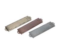 TOYANDONA Mezuzá de Metal para Puerta con Pergamino Kosher, 3 Piezas en Acabados Antiguo (Oro, Plata, Cobre), Adorno Decorativo Judío para Bendición y Protección del Hogar en