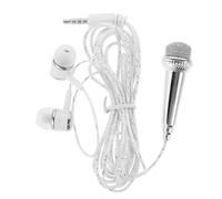 TOYANDONA Micrófono Miniatura Portátil para Teléfono Micrófono De Canto y Grabación Compatible Aplicaciones De Karaoke y Vlogging Sin Necesidad De Batería Ligero y Fácil De Usar