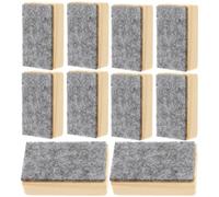 TOYANDONA Mini borradores de tiza de madera 10 unidades, gomas de borrar para pizarra, para escuelas y homes