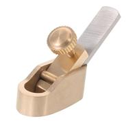 TOYANDONA Mini Cepilladora Manual para Carpintería Cepillo de Madera de Metal Dorado 4,50x2,50x1,50cm para Reparación de Violín y Proyectos de Bricolaje, Expertos y Principiantes